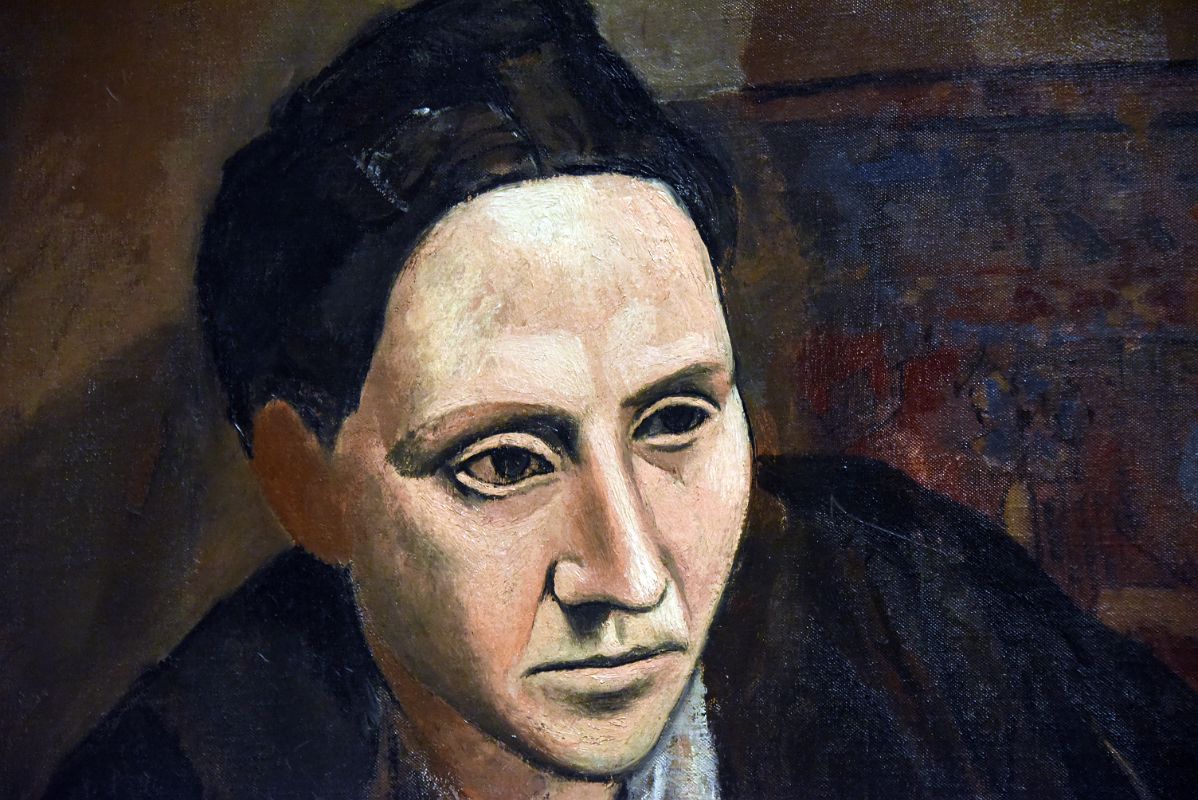 Pablo Picasso 1905-6 Gertrude Stein Close Up - New York Metropolitan Museum Of Art